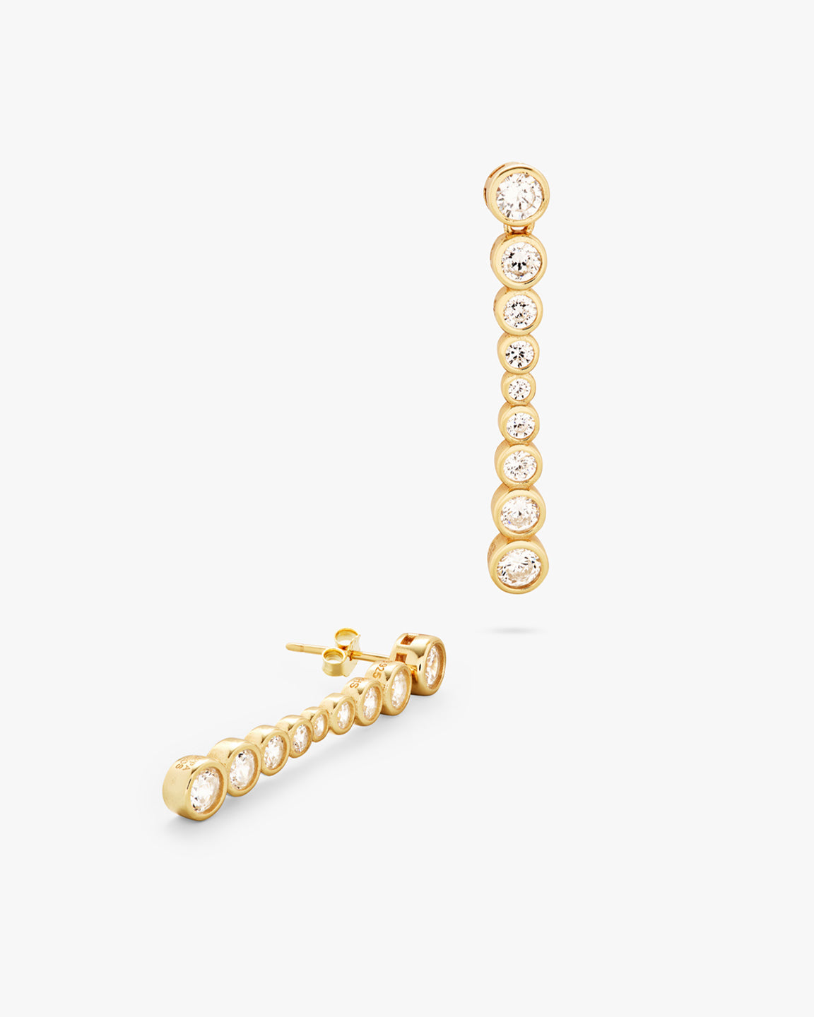 Drop Nona Studs Gull #Gull