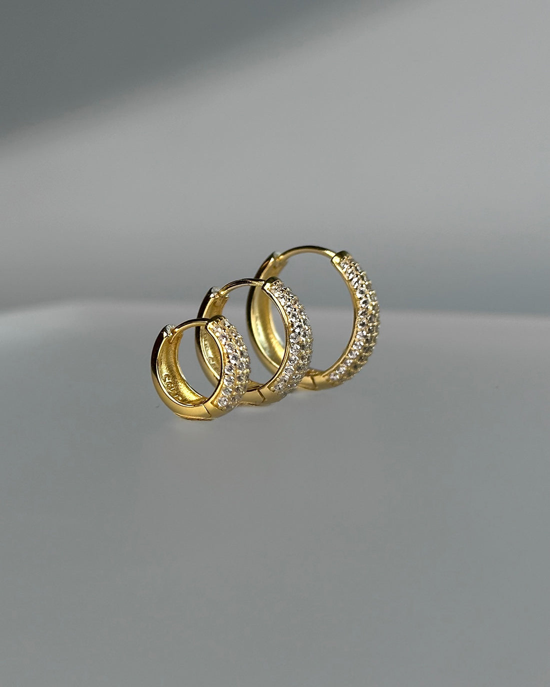 Dome Pave Hoops Small