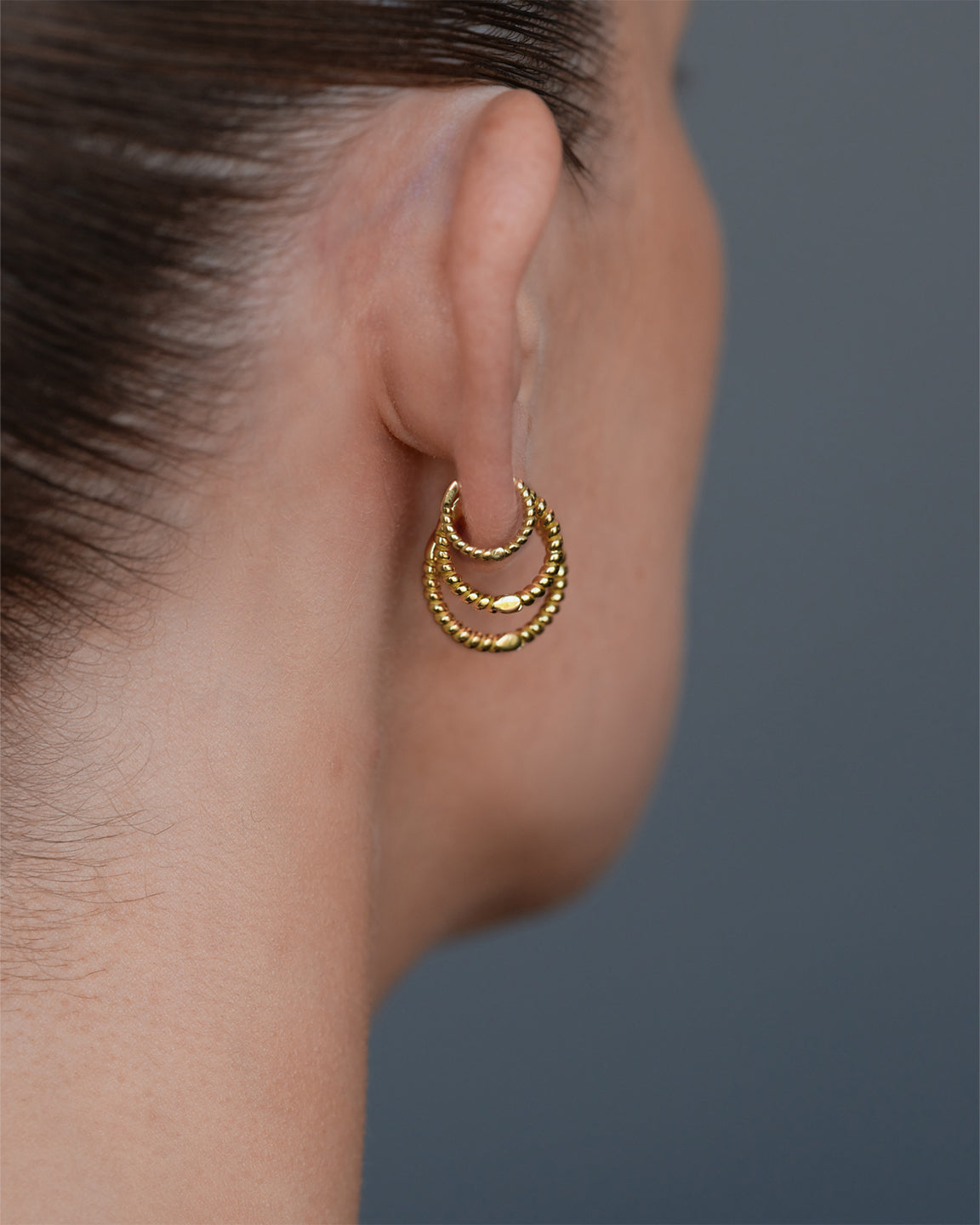 Twisted Hoops Medium