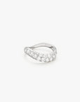 Wave Pave Combo Ring