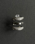 Wave Pave Combo Ring