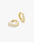 Wave Pave Hoops Medium