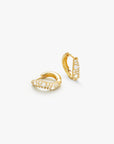 Wave Pave Hoops Small