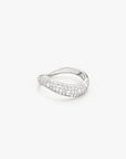 Wave Pave Ring