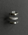 Wave Pave Ring