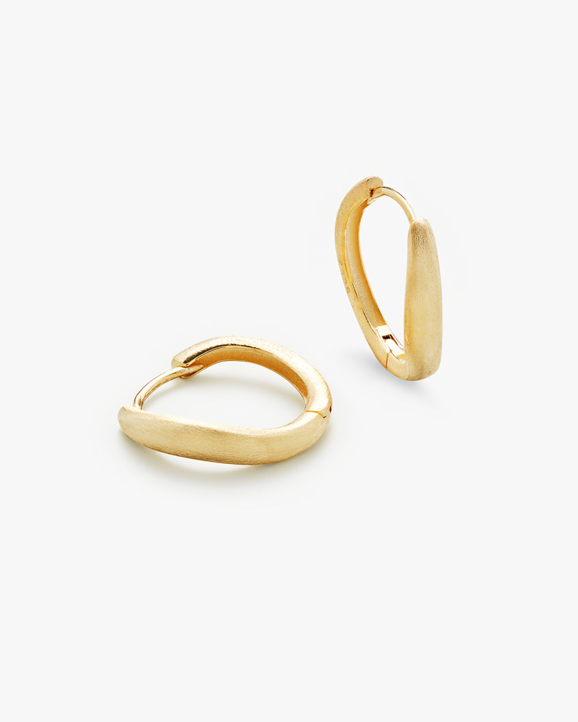 Wave Satin Hoops L Gull #Gull
