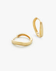Wave Satin Hoops L Gull 