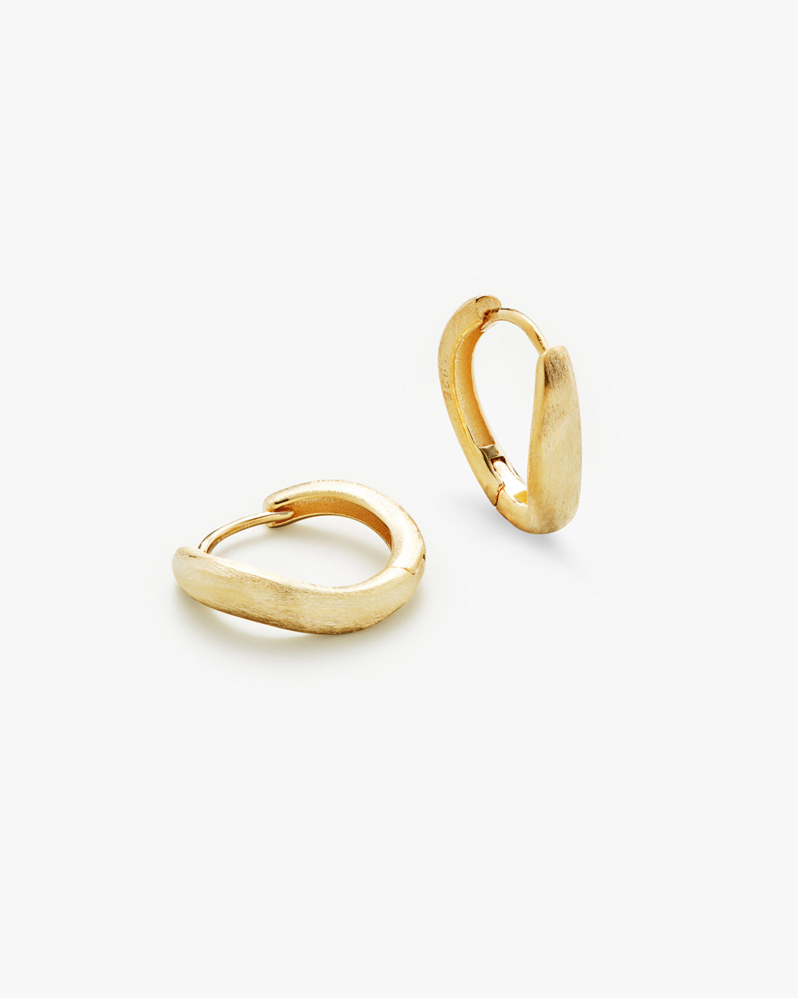 Wave Satin Hoops M Gull 