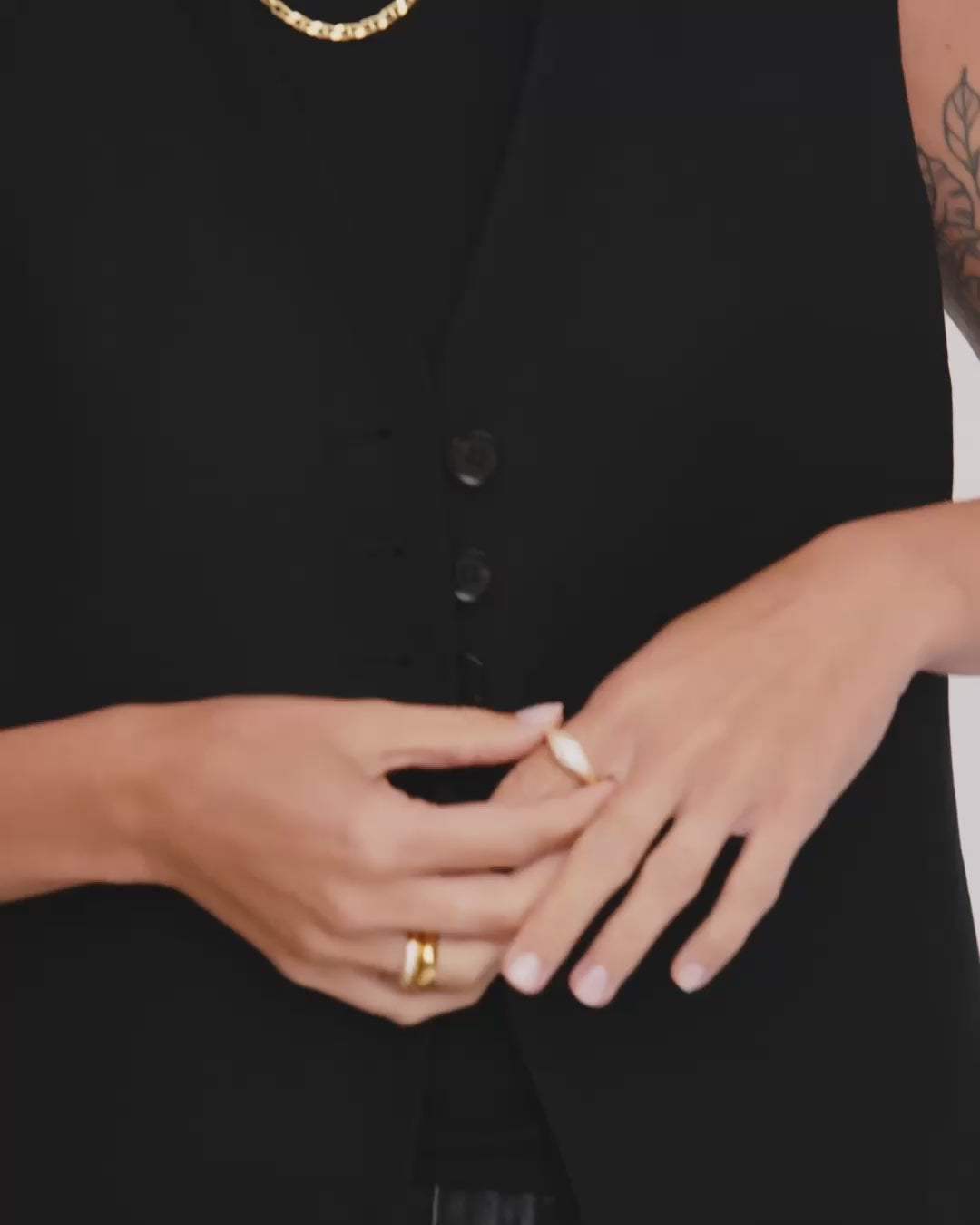 Dome Slim Pave Ring Gull #Gull